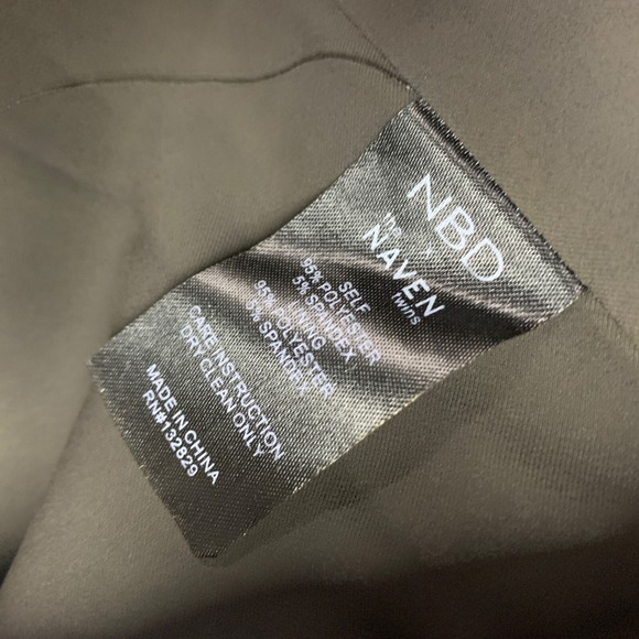 NBD x NAVEN TWINS Womens‎ Sz XS Snake Print One Shoulder Flirt Fit & Flare Dress - Picture 11 of 11